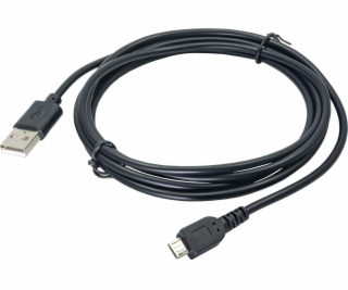 Akyga kábel USB A-MicroB/1.8m/čierna