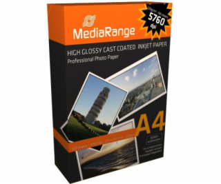 MediaRange fotopapír A4 lesklý MRINK103