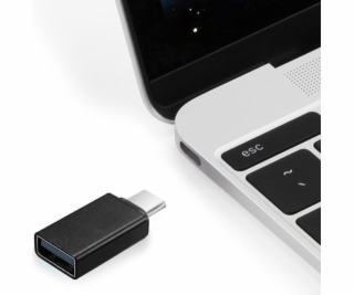 Adaptér USB Gembird USB-C - USB Czarny (A-USB2-CMAF-01)