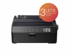 EPSON tiskárna jehličková LQ-590IIN, A3, 24 jehel, high speed draft 550 zn/s, 1+6 kopii, USB 2.0, Ethernet