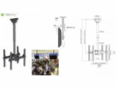 TECHLY 020645 Dual sided ceiling mount pre 2x TV LED/LCD/PDP 32-55 90kg adjustable