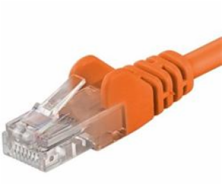 Patch kabel UTP RJ45-RJ45 level 5e 3m oranžová