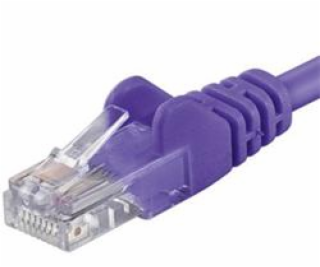 PremiumCord Patch kabel UTP RJ45-RJ45 level 5e 1m fialová