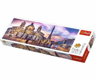 Puzzle Trefl, 500 dielikov. Panoráma – Piazza Navona, Rím...