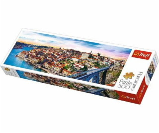 Puzzle Trefl, 500 dielikov. Panoráma – Porto, Portugalsko...