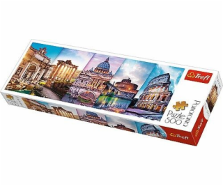 Puzzle Trefl, 500 dielikov. Panoráma – Výlet do Talianska...