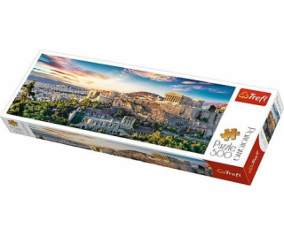 Puzzle Trefl, 500 dielikov. Panoráma – Akropola, Atény (G...