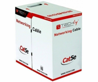 Techly F/UTP Hank Cable Cat.5E CCA 305m Solid Outdoor Bla...