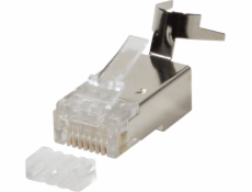 LogiLink Netzwerkanschluss - RJ-45 (M) - abgeschirmt - 8 mm - CAT 7a (Packung mit 10)