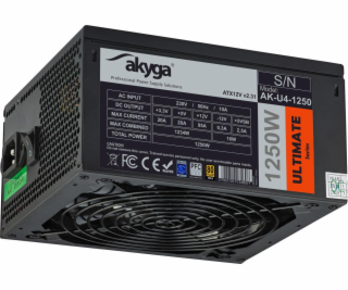 Akyga PC zdroj 1250W Ultimate Series 80+ Bronze 120mm ven...