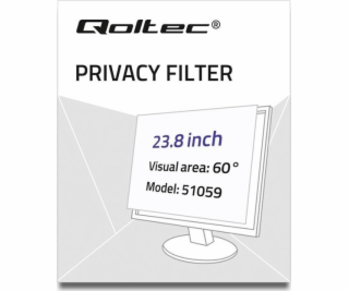 Privatizačný filter Qoltec GDPR 23,8 palca 16: 9 (AKQTAVI...