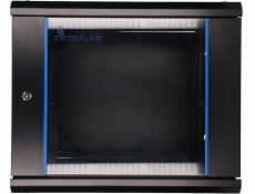 Extralink EX.3968 rack cabinet 9U Wall mounted rack Black