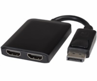 PremiumCord  adaptér DisplayPort  -  2x HDMI, rozšíření +...