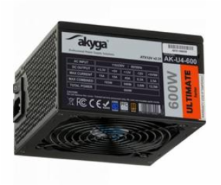 Akyga PC zdroj 600W Ultimate Series modulární 80+ Bronze ...