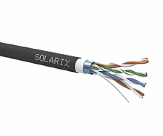 Solarix instalační kabel CAT5E FTP PVC+PE Fca dvojitý plá...