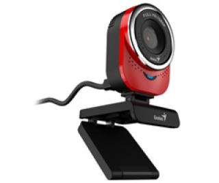 GENIUS webkamera QCam 6000/ červená/ Full HD 1080P/ USB2....