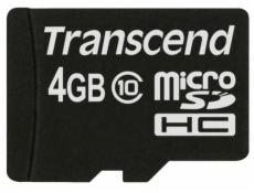 Transcend microSDHC          4GB Class 10