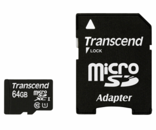 Transcend microSDXC         64GB Class 10 UHS-I 400x + SD...