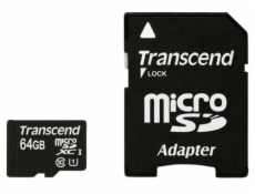 Transcend microSDXC         64GB Class 10 UHS-I 400x + SD adapter