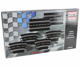 Carrera Evolution Extension set (2straights/4curves 1/30°...