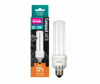 Arcadia D3+ Compact Reptile Lamp 23W 12.0 UVB Kompaktná ž...