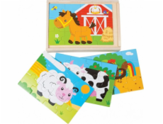 Dromader Wooden Puzzle - Farm in Box 02504