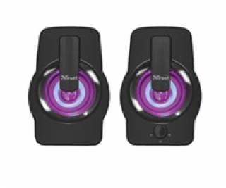 repro TRUST Gemi RGB 2.0 Speaker Set - black