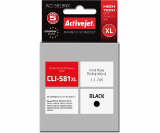 Activejet ACC-581BNX ink (replacement pre Canon CLI-581Bk...