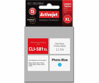 Activejet ACC-581PBNX ink pre Canon printer; Canon CLI-58...