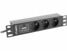 LANBERG 10 RACK POWER STRIP (1U 16A 3X 230V PL)