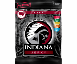 INDIANA Jerky hovězí, Hot & Sweet, 25g