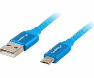 Lanberg CA-USBM-20CU-0018-BL USB MICRO M na USB-AM 2.0, 1...