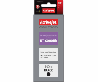 Activejet AB-6000Bk ink (replacement for Brother BT-6000B...