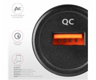 Nabíječka AXAGON PWC-QC5 , QUICK a SMART nabíječka do aut...