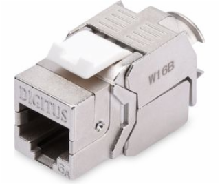 Digitus CAT 6A Keystone Jack, shielded,Re-embedded 500 MH...