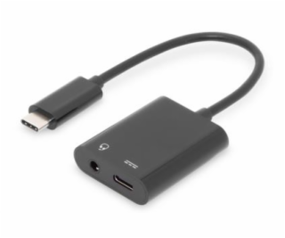 Digitus Rozbočovací kabel USB typu C, typ C - 3,5 mm + ty...