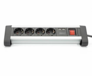 DIGITUS DA-70614 DIGITUS 4-way office socket strip with 2...