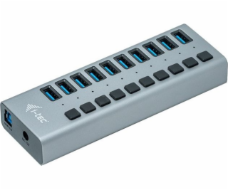 i-tec USB 3.0 nabíjecí HUB 10 Port + napájecí adaptér 48 W