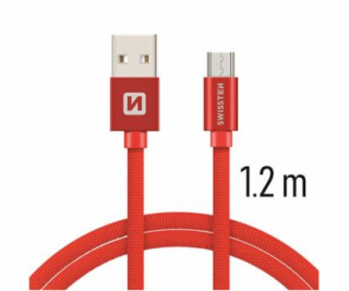 Swissten Kabel Textile Micro Usb 1,2 M R