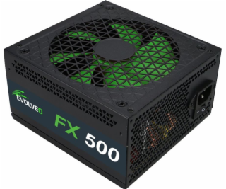 EVOLVEO FX 500 , zdroj 500W ATX, 14cm, tichý, 80+, bulk