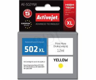 Activejet AE-502YNX ink (replacement for Epson 502XL W440...