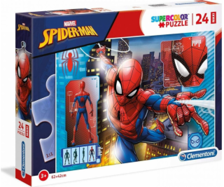 Clementoni Puzzle 24 dielikov Maxi Super Color - Spider-Man