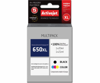 Activejet AH-650RX ink (replacement for HP 650 CZ102AE; P...