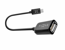 USB-C OTG adaptér FIXED USB 2.0, černý