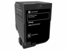 LEXMARK toner CS720, CS725, CX725 Black Return Programme Toner Cartridge