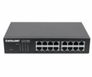 Intellinet 16-port Gigabit Ethernet Switch, 16x GbE, fanless