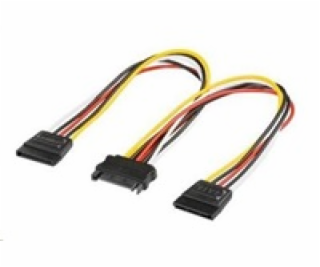 PREMIUMCORD Kabel SATA napájecí k HDD rozdvojka 2x SATA