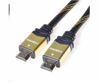 Kabel propojovací HDMI 1.4 + Ethernet, textilní povrch, z...