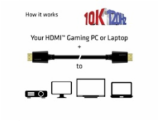 Club3D Kabel HDMI 2.1 Ultra High Speed HDMI™ 4K120Hz, 8K60Hz, 2m