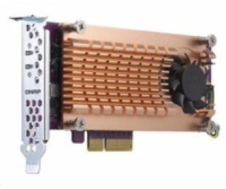 QNAP QM2 Card QM2-2P-244A Dual-M.2-22110/2280-PCIe-SSD Er...